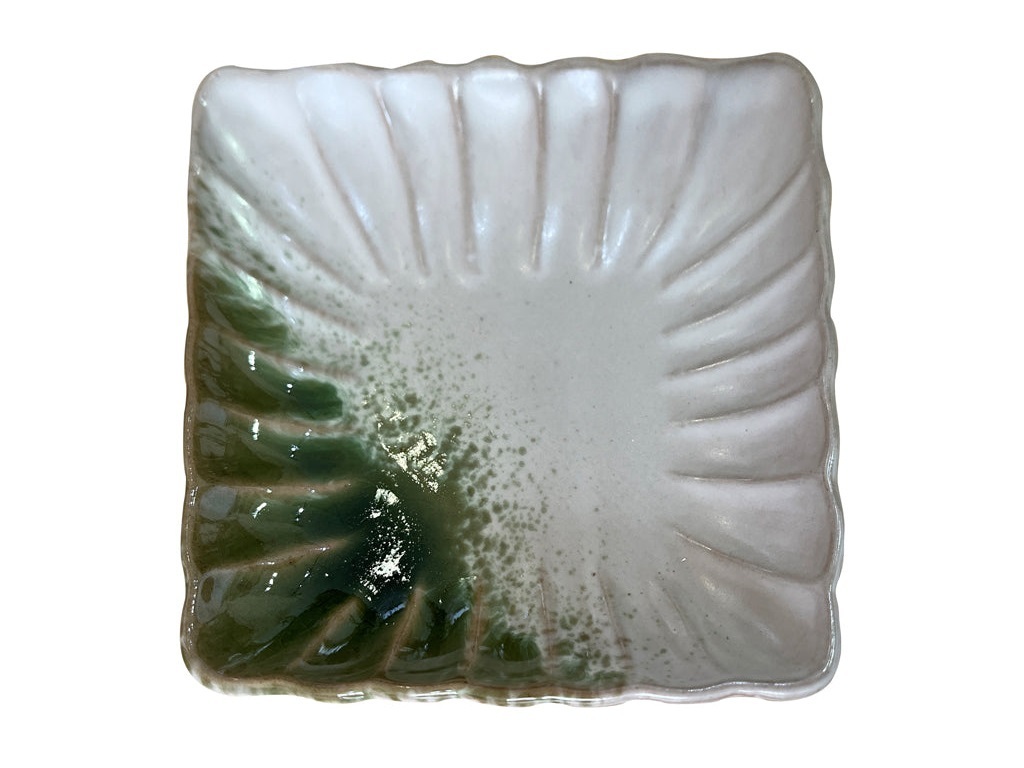 綠吹方型小盤/15x2.5cm