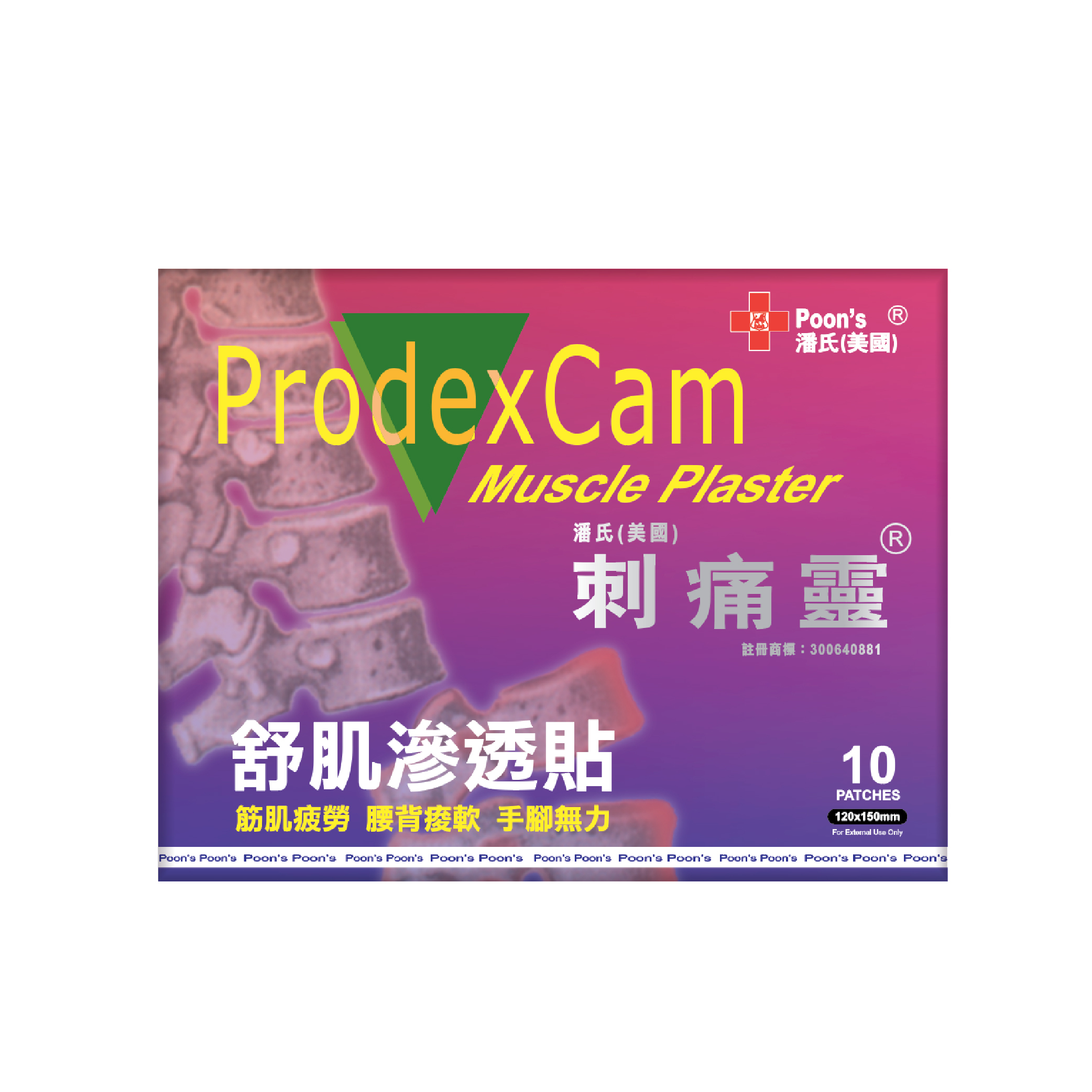 潘氏( 美國)「刺痛靈」膠布 10片裝