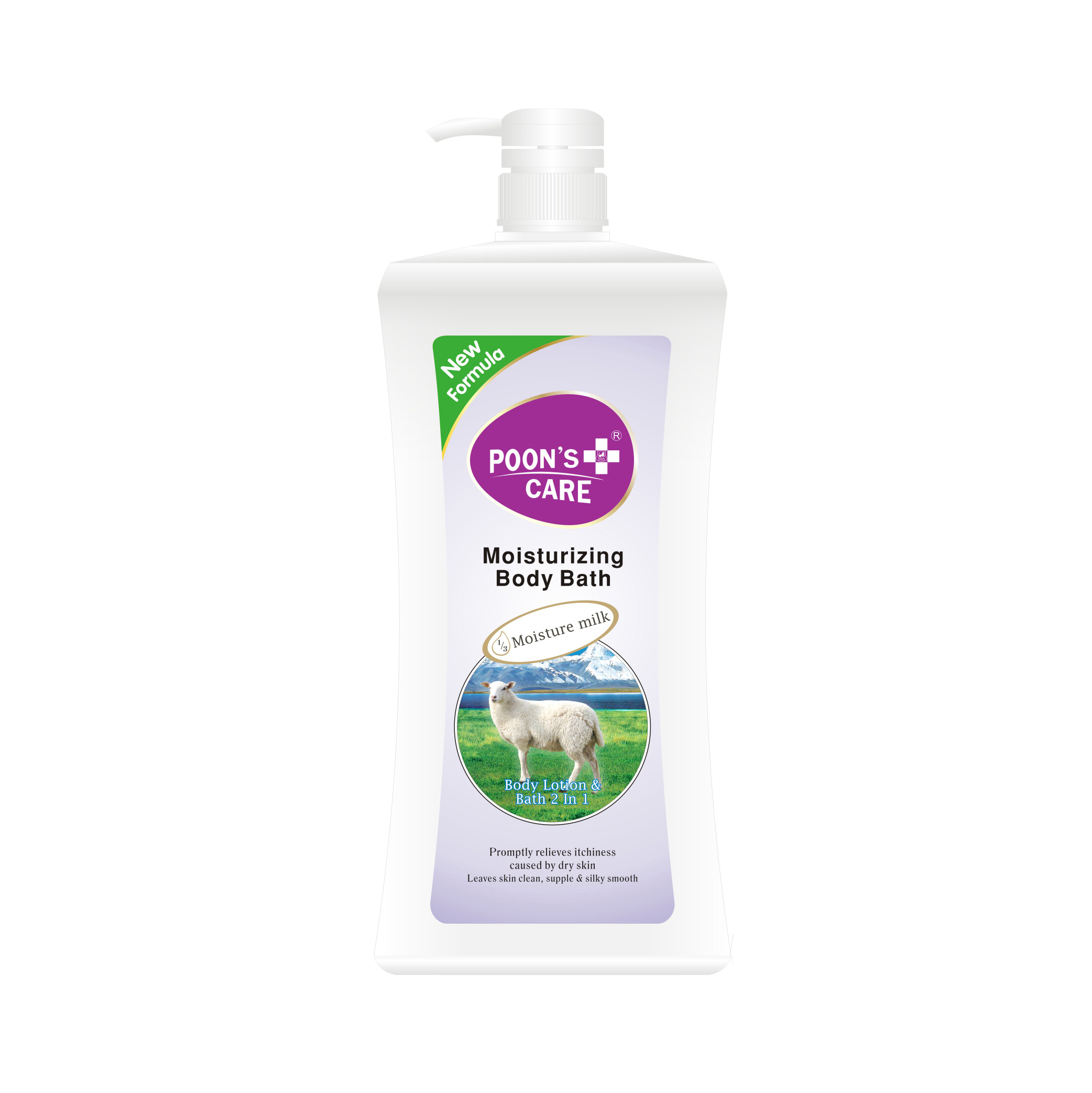 POON'S CARE 潘氏(美國)二合一羊奶沐浴乳沐浴露 1060 ML