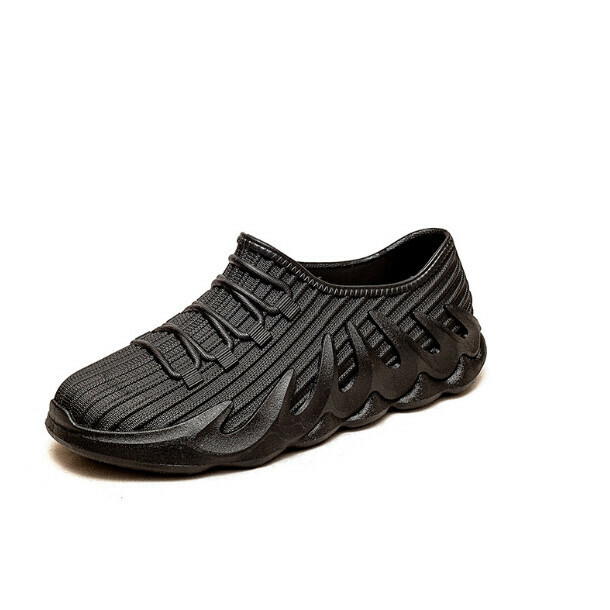 Lover's Shallow Waterproof Shoes Rain Boots (915 Black Single Shoes) (Shoe code: 36/37/38/39/40/41/42/43/44/45)