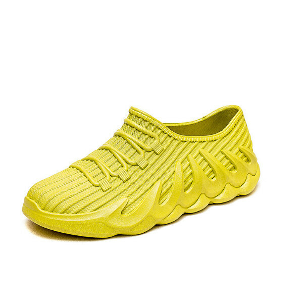 Lovers Shallow Waterproof Shoes Rain Boots (915 Green Single Shoes) (Shoe code: 36/37/38/39/40/41/42/43/44/45) 