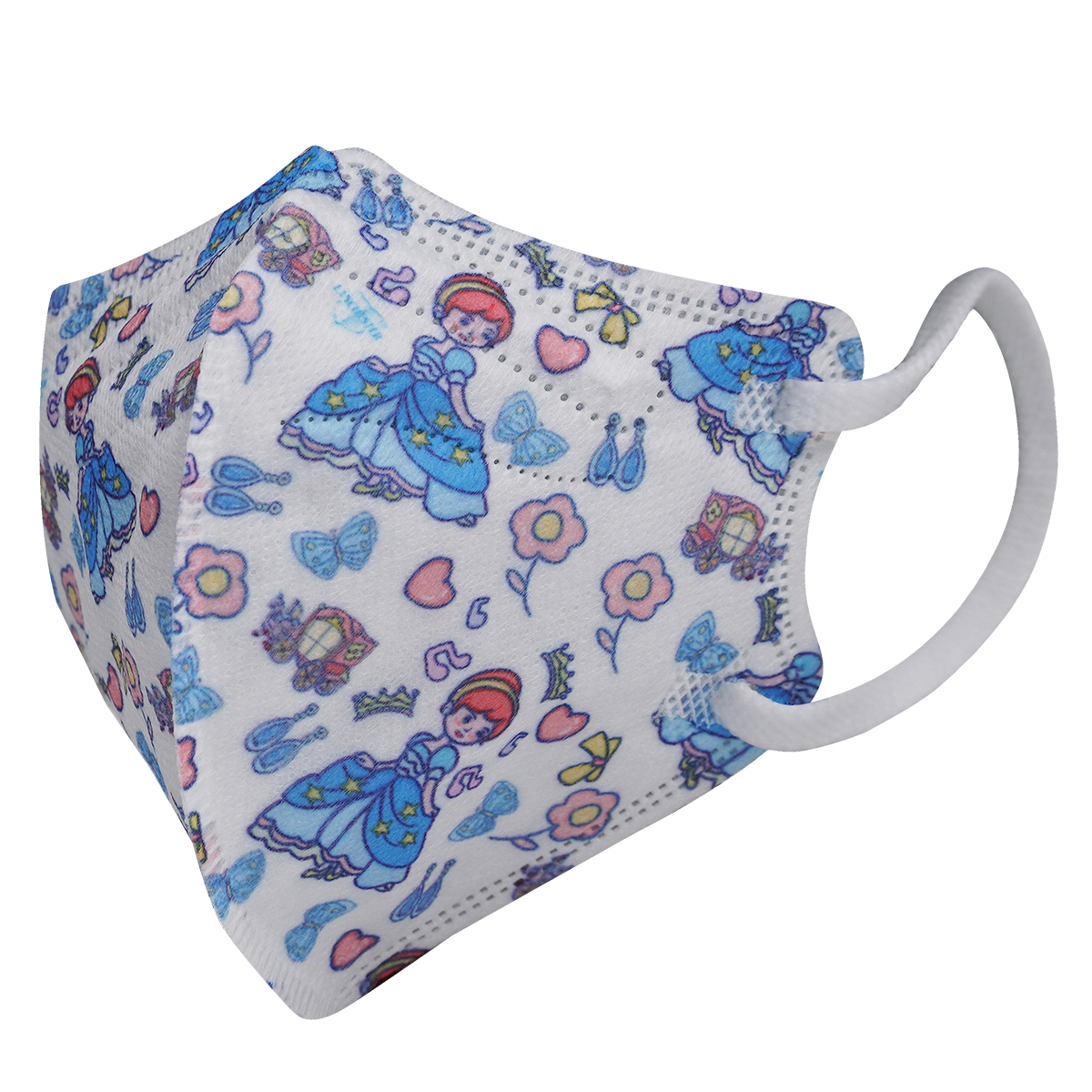 KN95-幼兒4層3D立體防護口罩(花仙子)(三十片/獨立包裝)(新國標-GB/T38880口罩)(醫用級口罩)