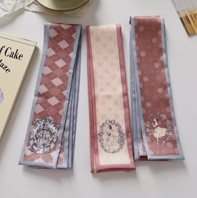 [2 FOR RM10] Vintage Floral Silk Scarf