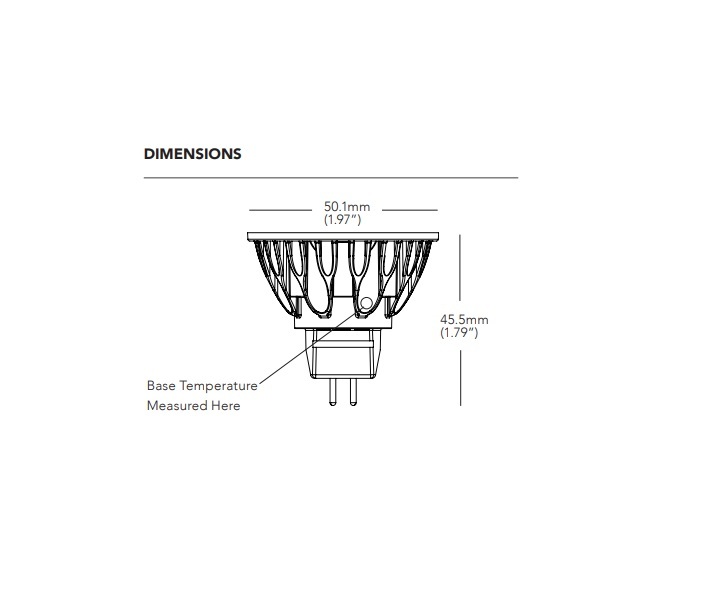 SORAA #08726 #08732 LED MR16 GU5.3 7W 2700K 3000K SM16-07-36D-827-H1 SM16-07-36D-830-H1