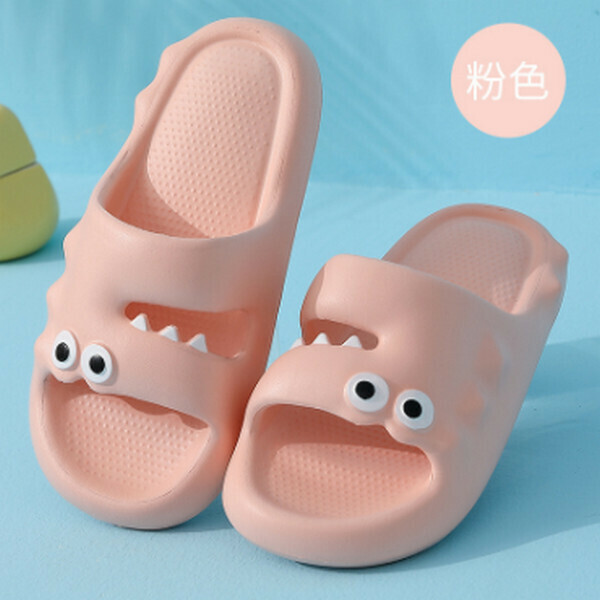 Cartoon anti-slip-like cool slippers【Pink】【36-41 code】【下單後聯關customer service 確認碼】