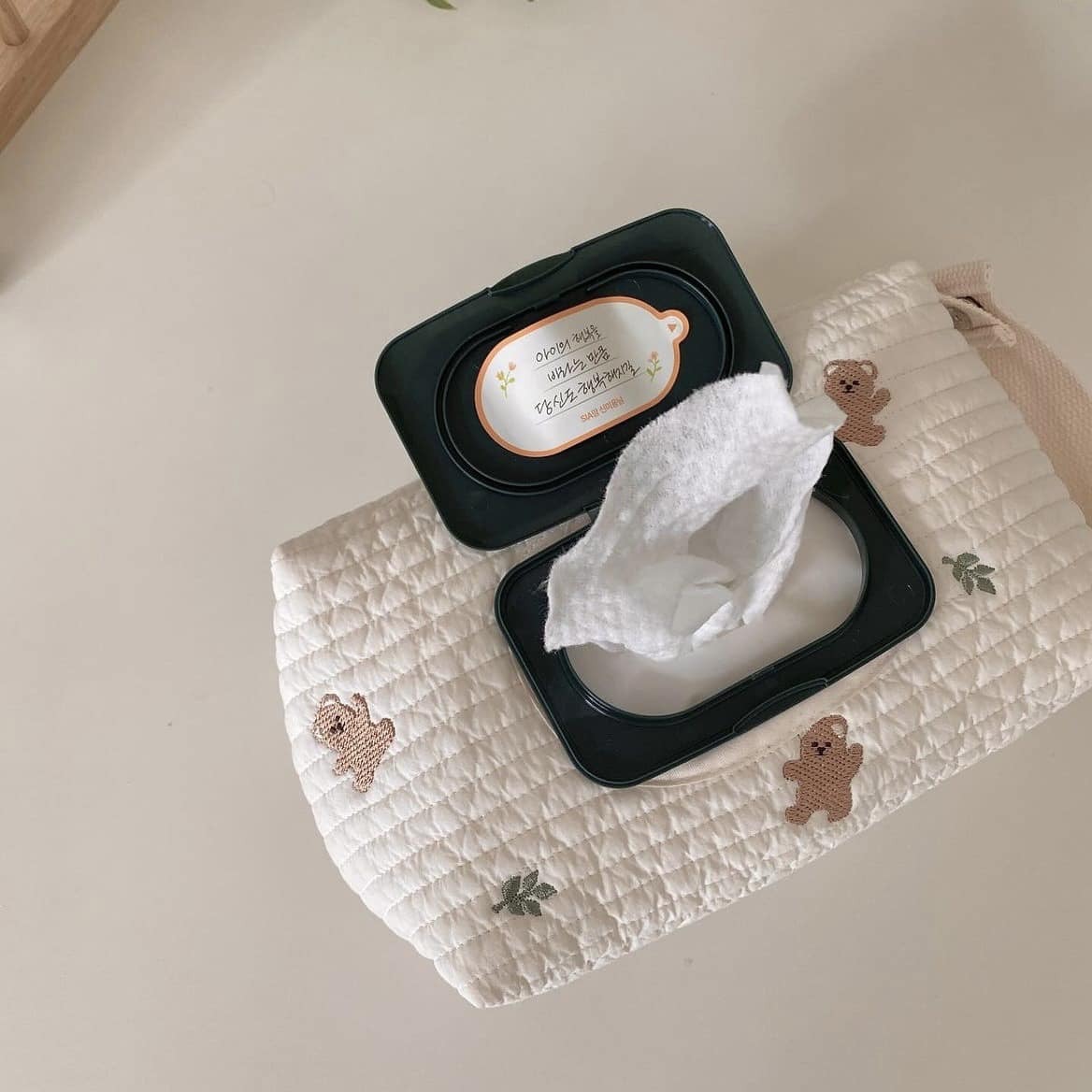 Bear Wet wipes Bag