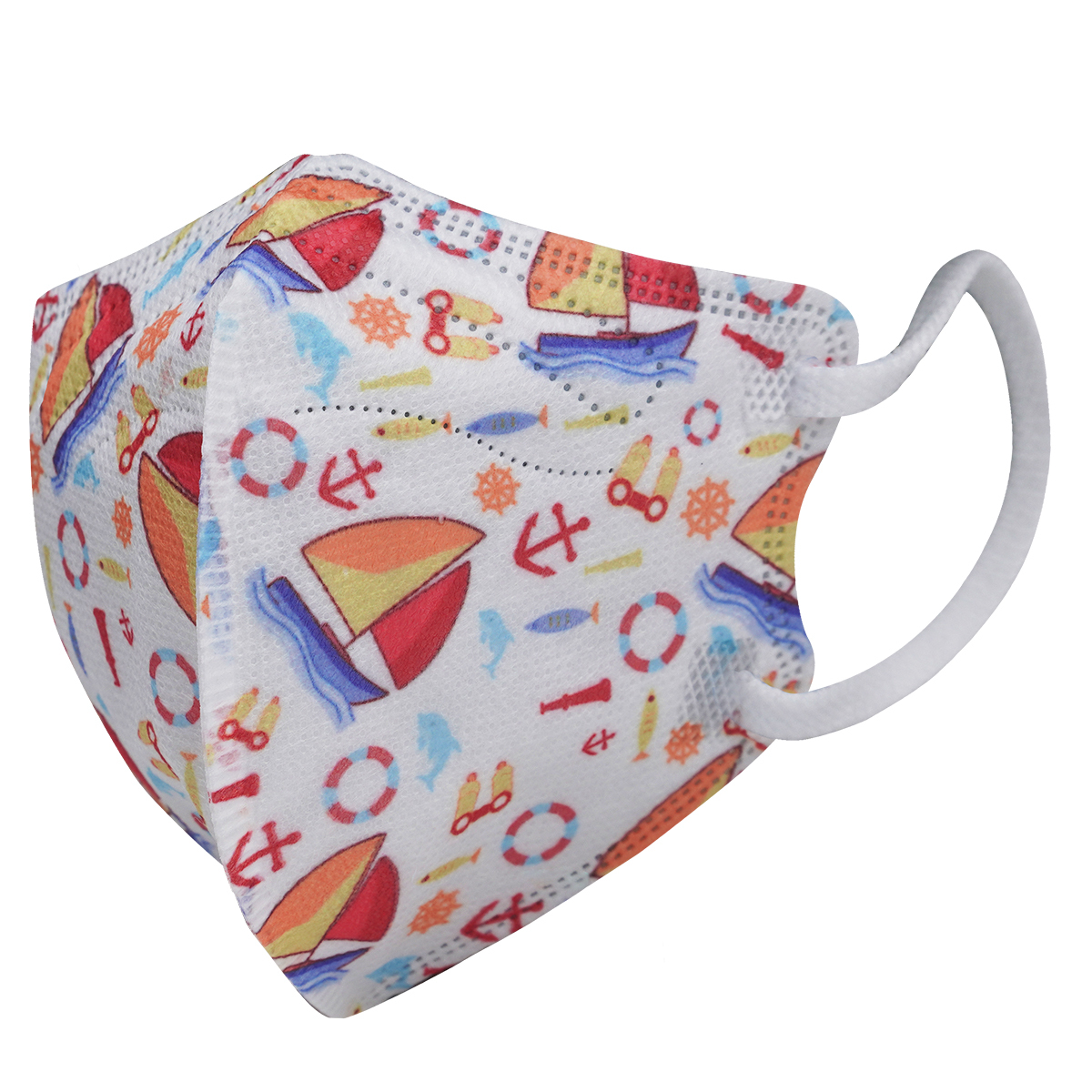 KN95-幼兒4層3D立體防護口罩(遊艇)(三十片/獨立包裝)(新國標-GB/T38880口罩)(醫用級口罩)