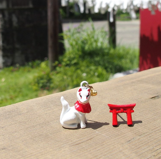 [日本制] 鳥居&狐狸&鏡餅耳環