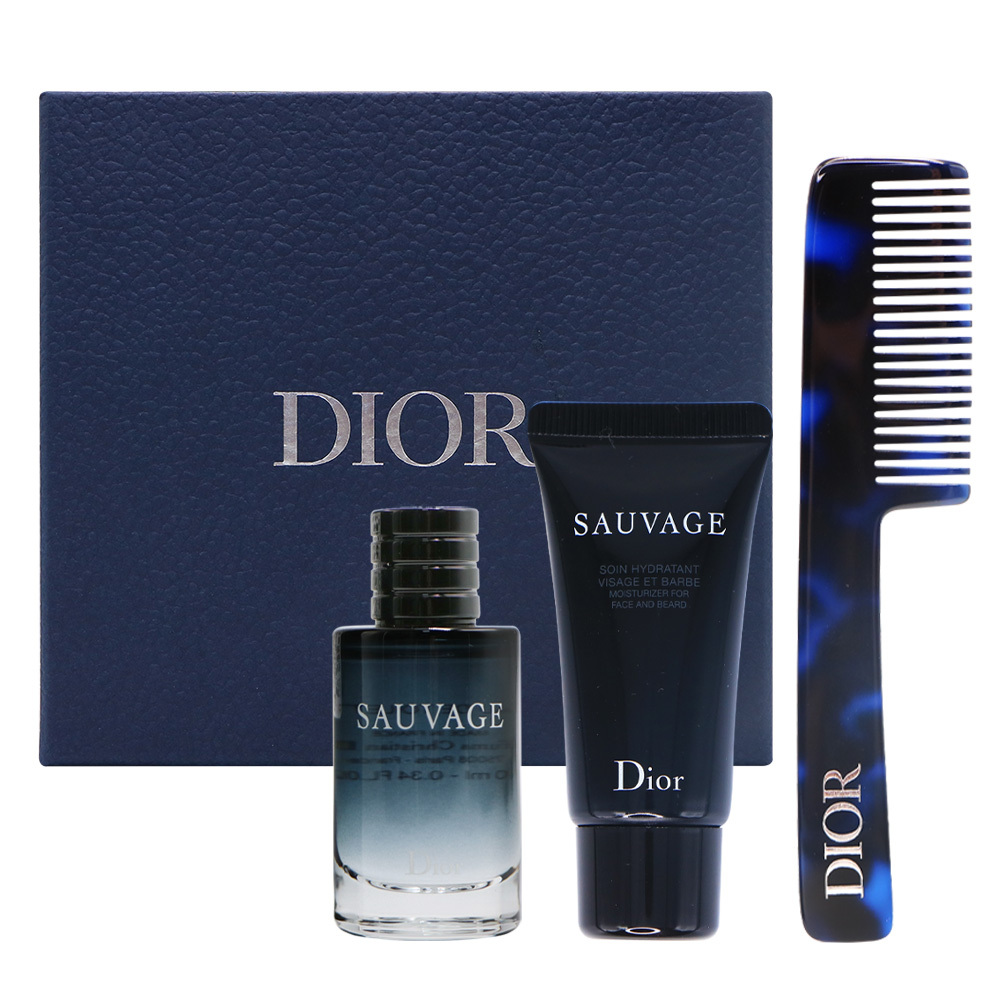 Dior 迪奧SAUVAGE 曠野之心香氛兩件組(淡香水10ml+保濕乳20ml+美