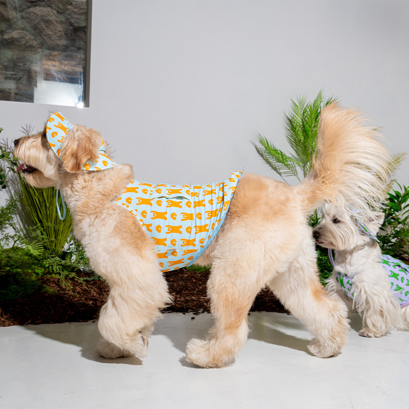 puppygallery｜跳跳熊涼感背心 薄荷綠