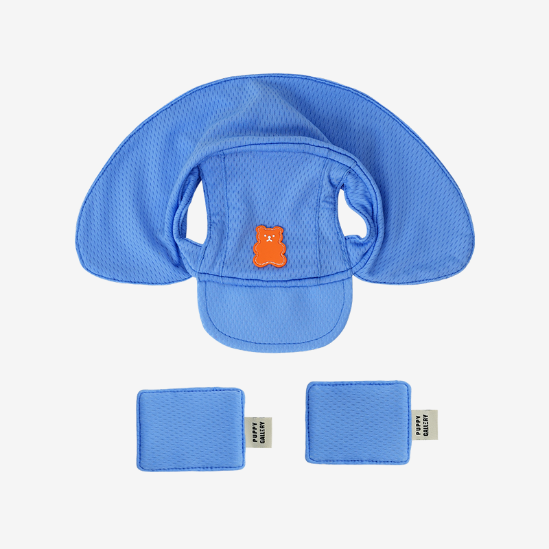 puppygallery｜果凍熊遮陽帽 深藍