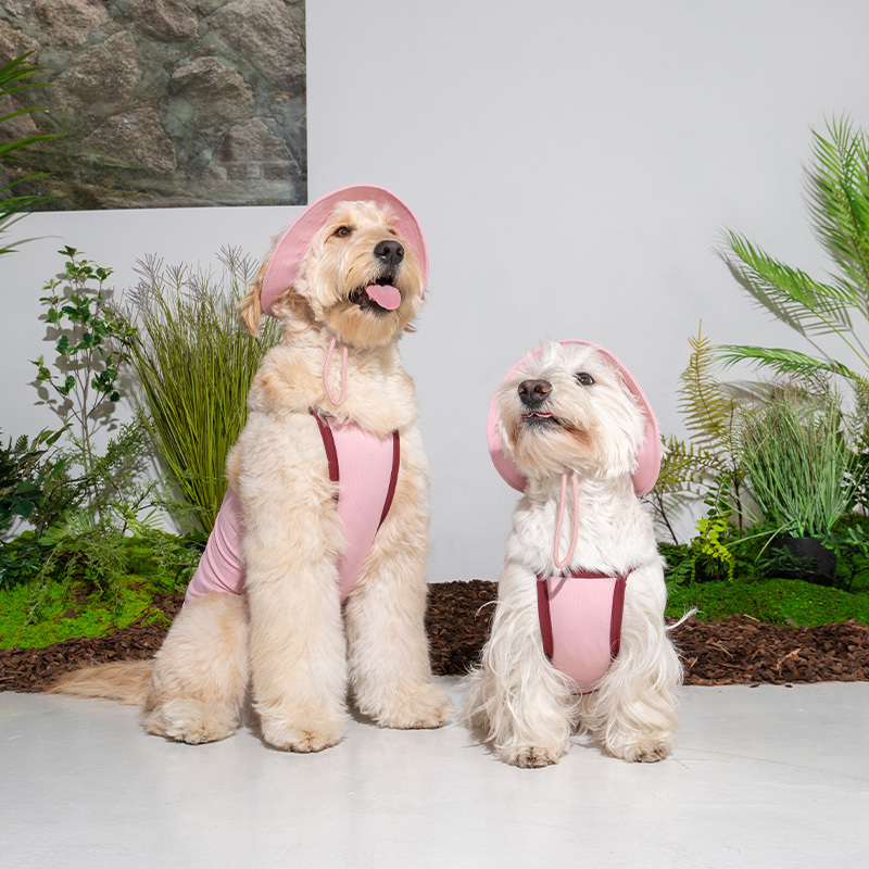 puppygallery｜涼感漁夫帽 暗粉