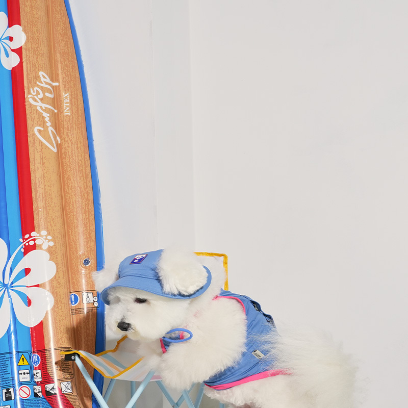 puppygallery｜涼感漁夫帽 暗藍