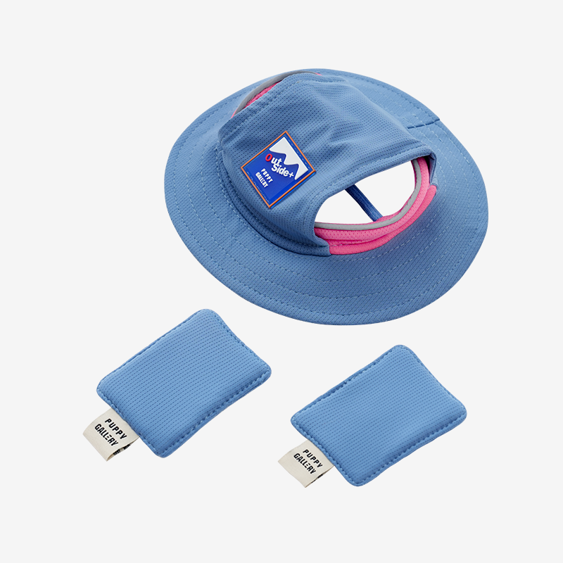 puppygallery｜涼感漁夫帽 暗藍