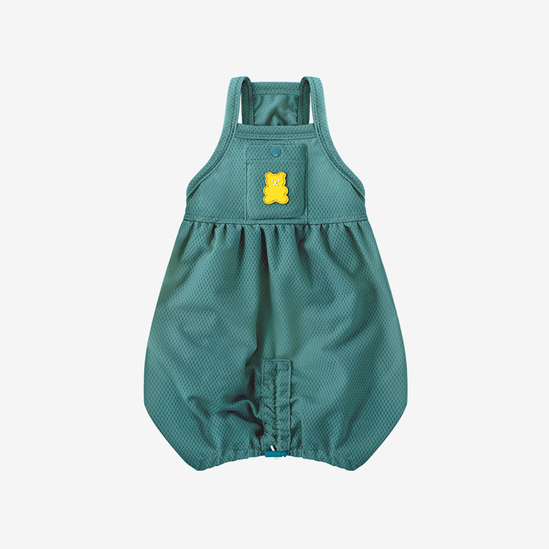 puppygallery｜果凍熊涼感背心 深綠