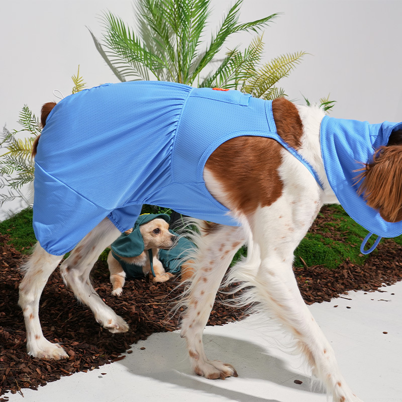 puppygallery｜果凍熊涼感背心 深藍