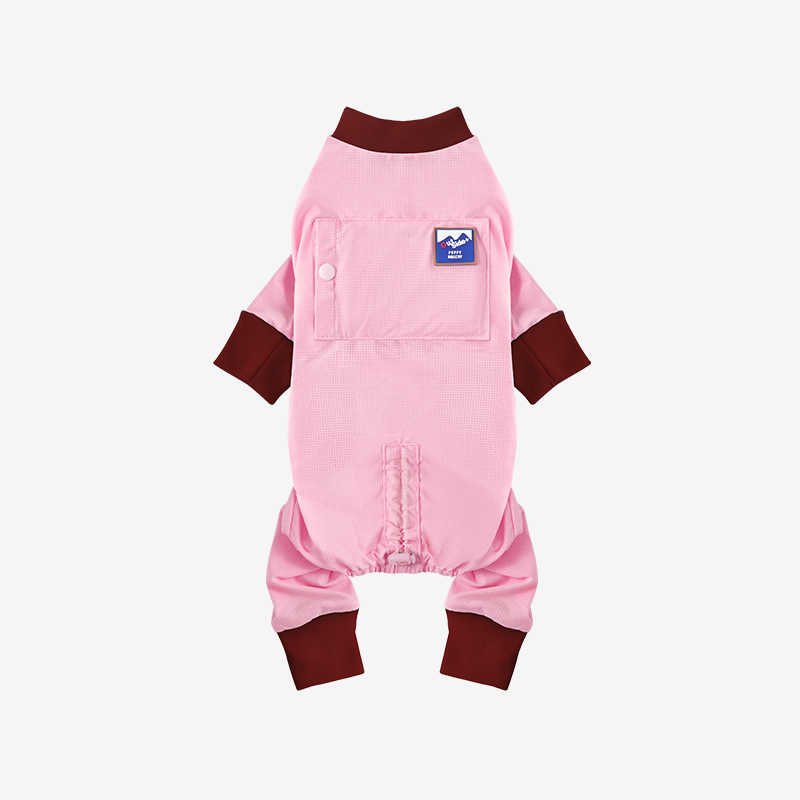 puppygallery｜外出涼感四腳衣 暗粉