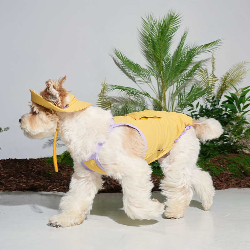 puppygallery｜ 外出涼感背心 芥末黃