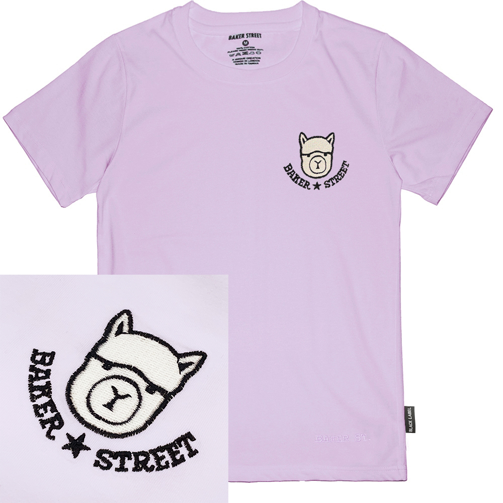 BKST Alpaca-2 黑標系列 羊駝星星 刺繡 短袖T恤