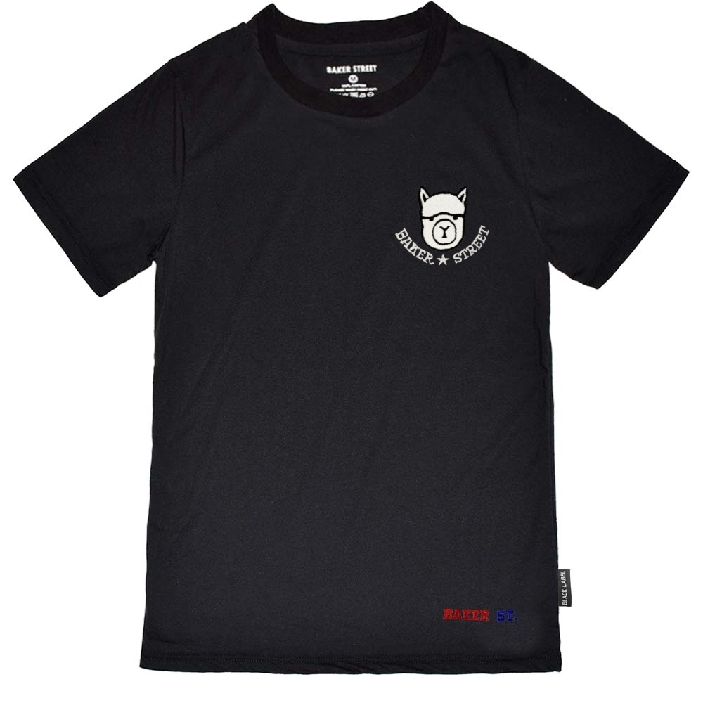 BKST Alpaca-2 黑標系列 羊駝星星 刺繡 短袖T恤