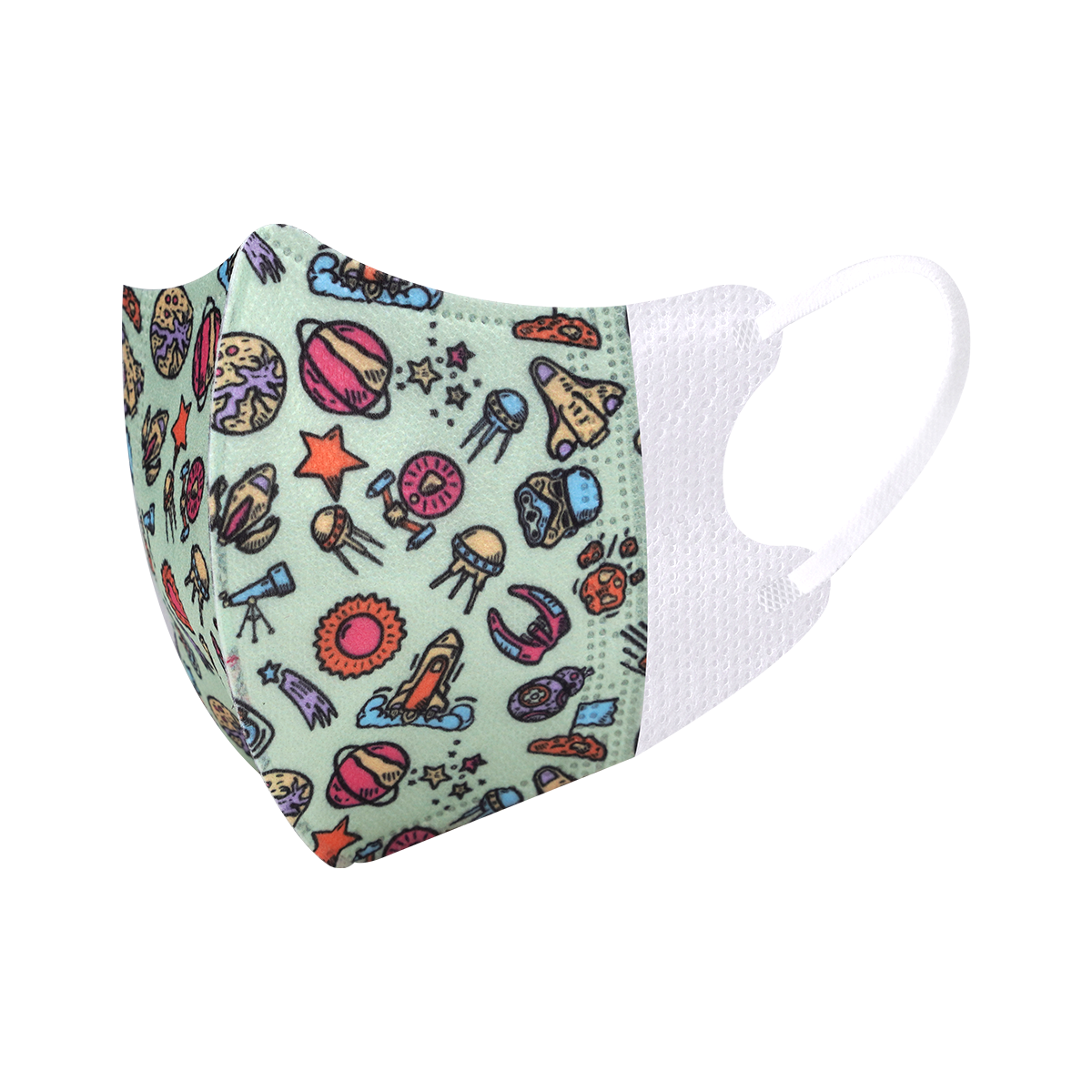 3D立體彈力耳繩卡通幼兒口罩(星際大戰-B) 十片獨立包裝