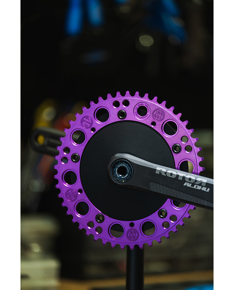 Alter Cycles Apollo Chainring - purple