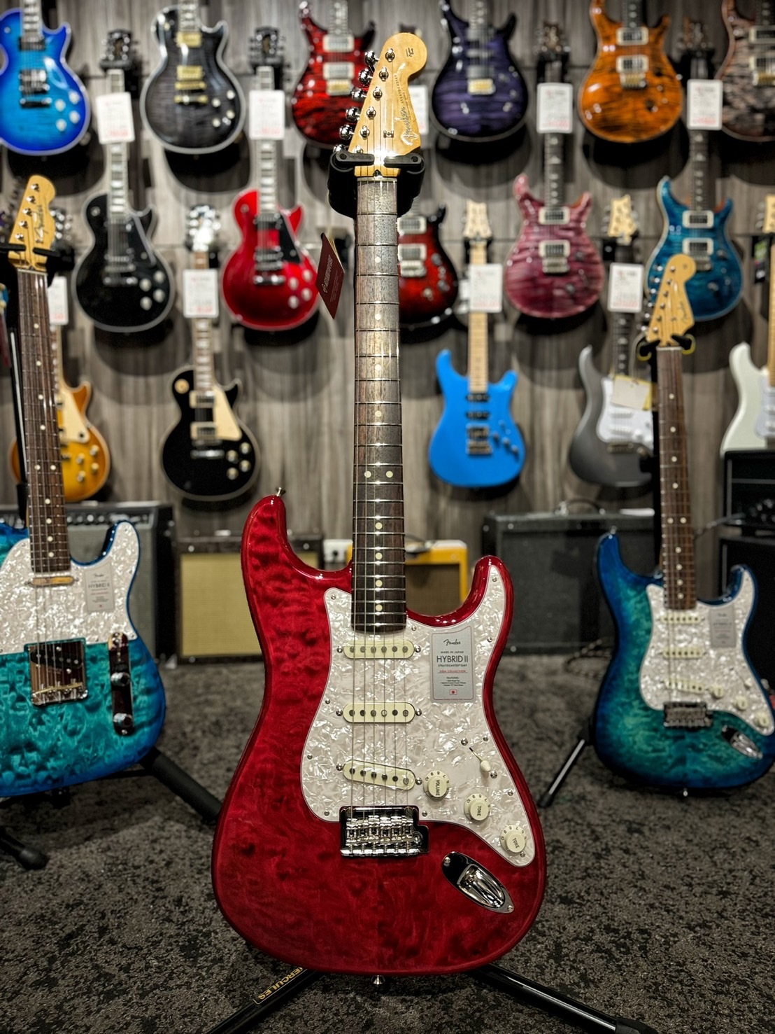 Fender 日廠 LTD 2024 Hybrid II QM RW 電吉他 公司貨【宛伶樂器】