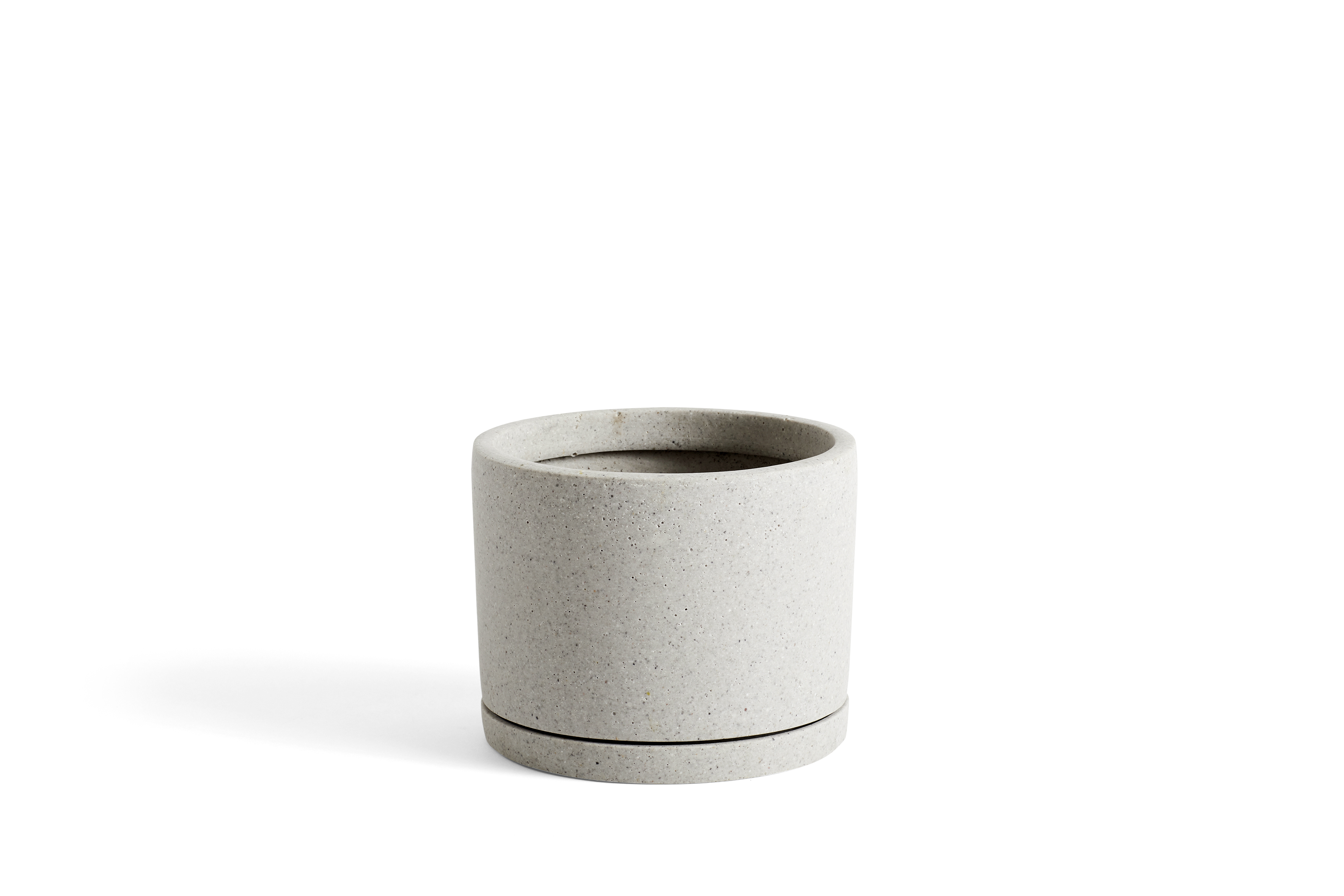 Plant Pot with Saucer / 花盆-灰