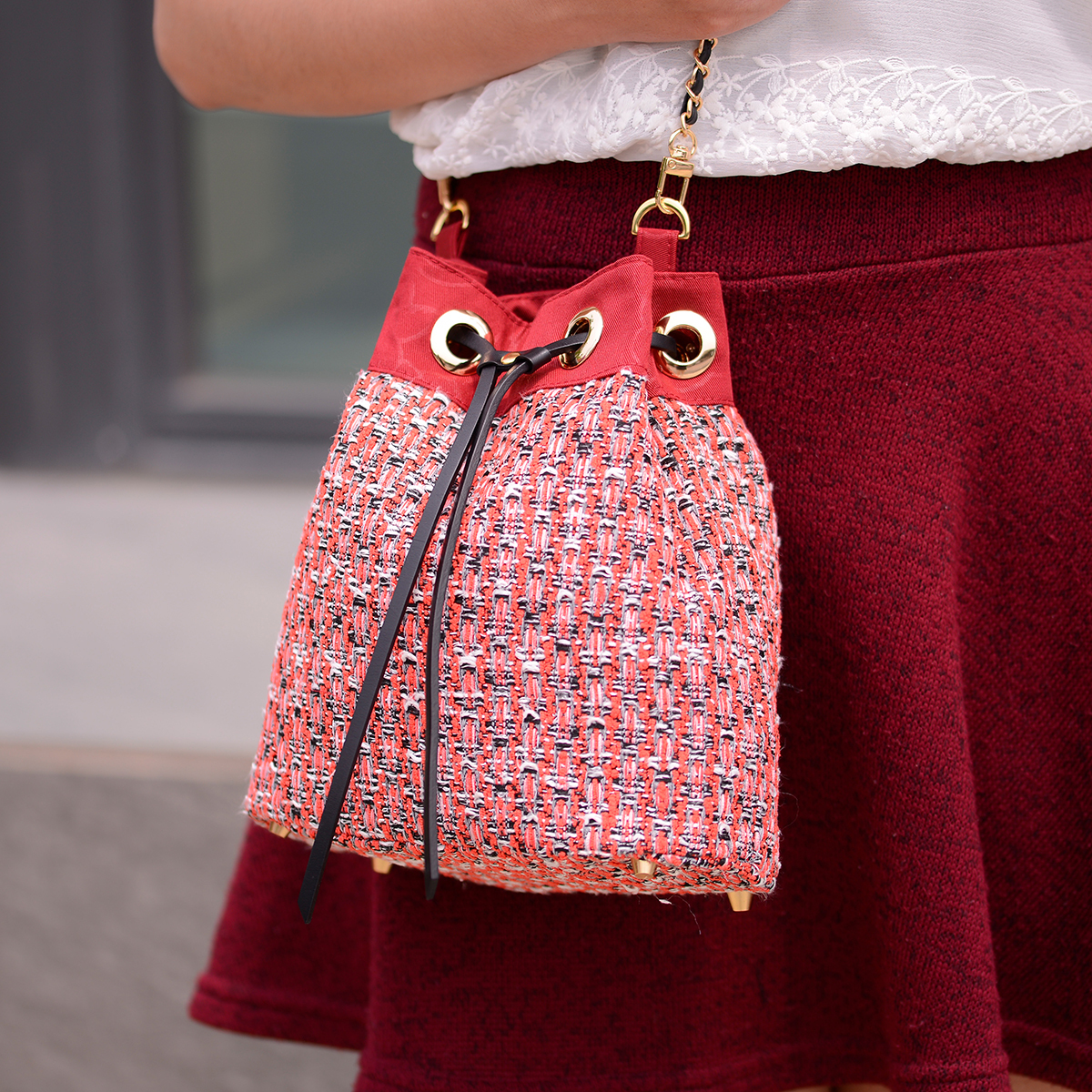 小香風毛尼布料(一尺)【贈小香風水桶包紙型】