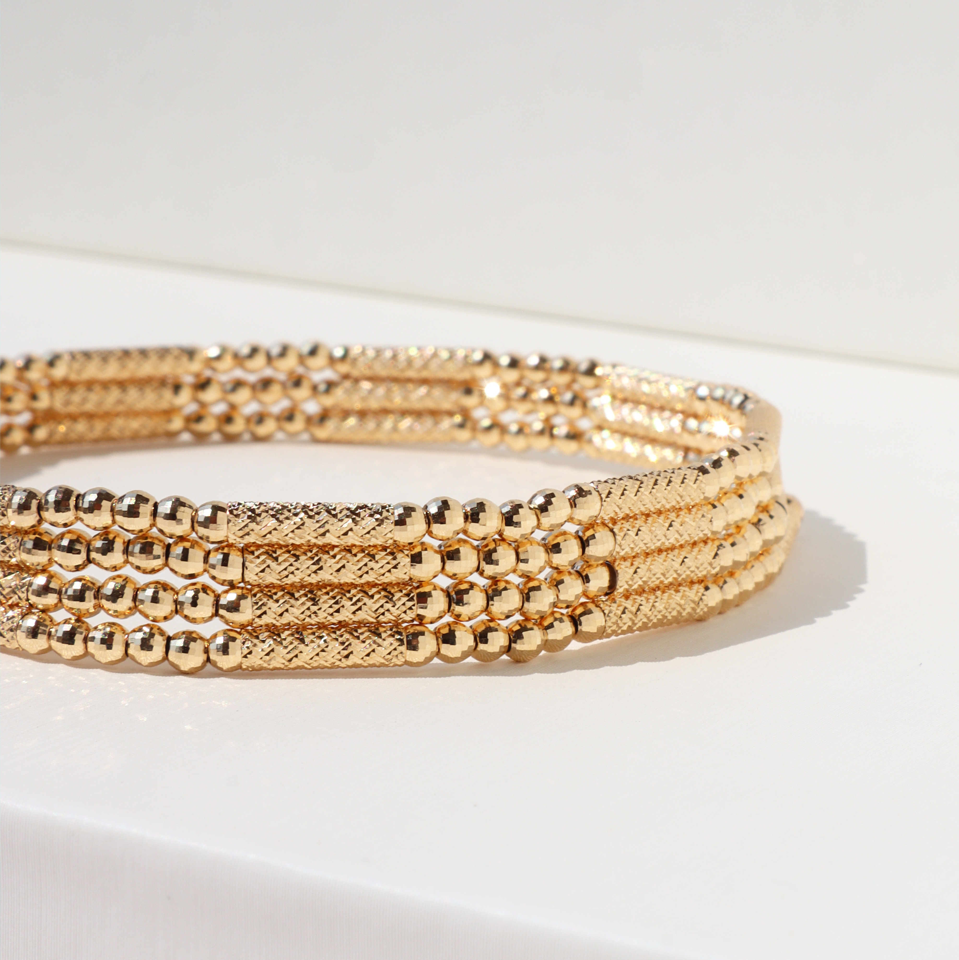 18K/日本設計款系列-磁力多型態K金長繩