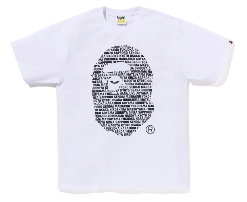 (現貨秒發) A BATHING APE JAPAN APE HEAD TEE  日本地名 男款 T恤 黑色 白色