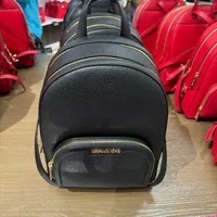 [S] MICHAEL KORS 35SG8TB2L JAYCEE MD ZIP PKT BACKPACK,BLACK, 196163096124 (SMK914)