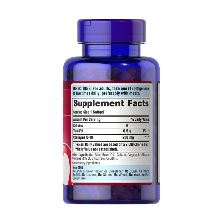 Puritan's Pride Q-SORB CoQ-10 200 mg , 120 Rapid Release Softgels