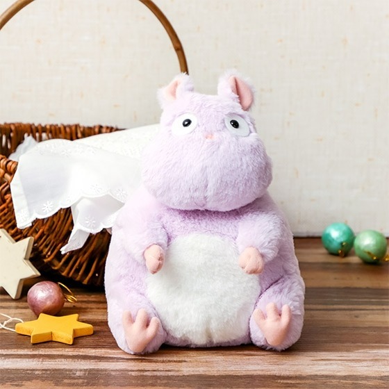 現貨┃日本  宮崎駿神隱少女 坊寶寶 小少爺鼠 粉紫 絨毛 娃娃