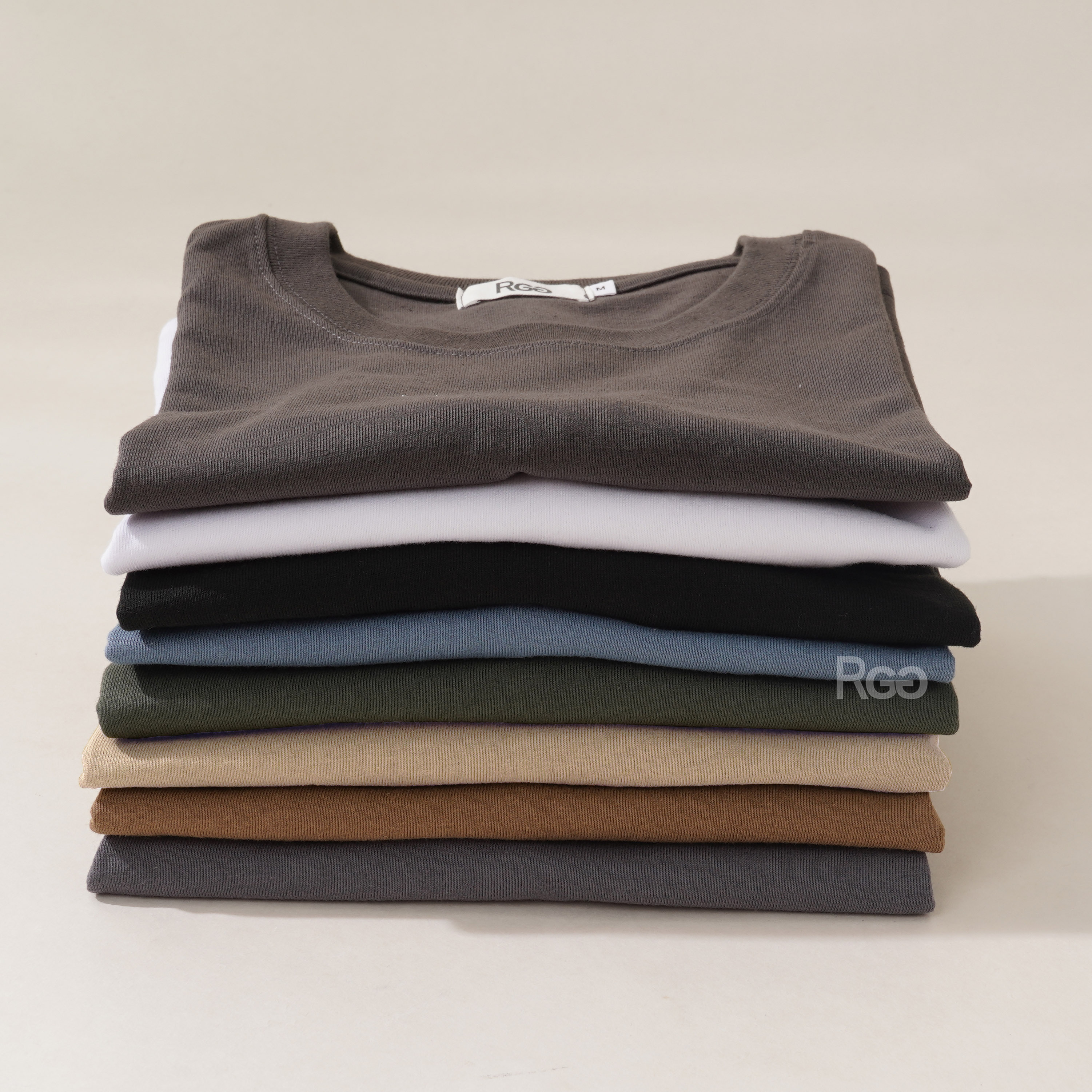 訂製款 台灣製純棉重磅短版短T顏色細節特寫照