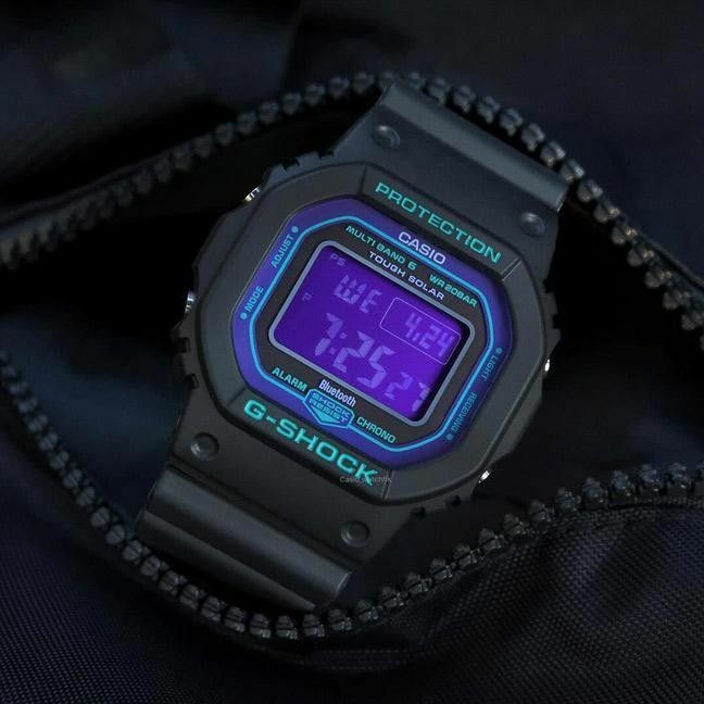Casio G-Shock GW-B5600BL-1 太陽能 電波 藍芽 手錶 (香港行貨)