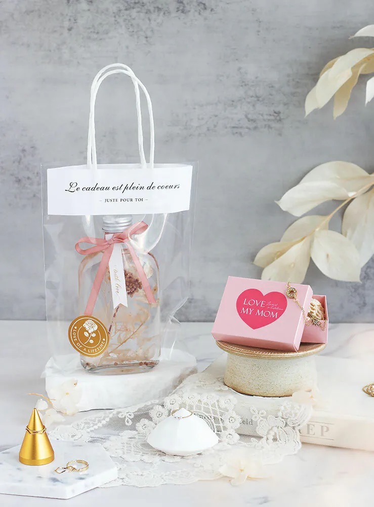 禮品貼紙 愛戀花禮 36枚*2包 4.1*4.1cm【01-71104112】