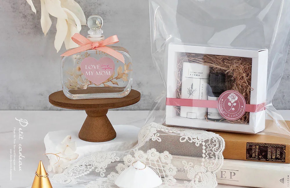 禮品貼紙 甜甜祝福 30枚*2包 4*4.8cm【01-74104003】