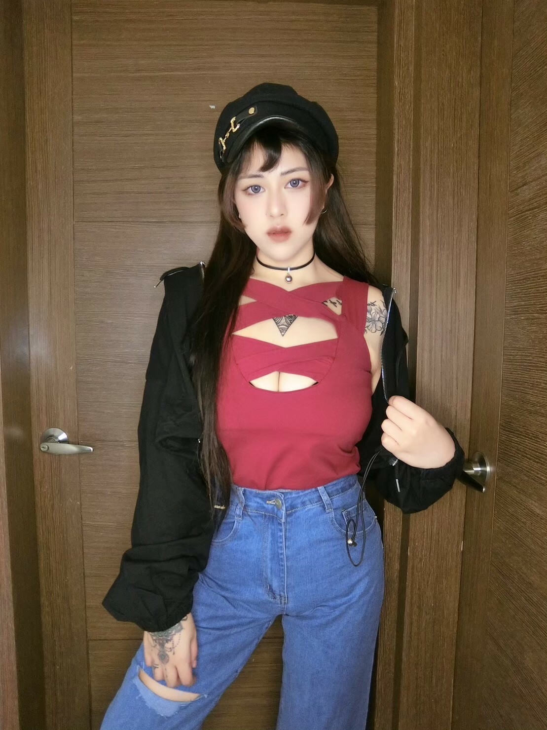 夜場焦點寬交叉絕辣背心🍭自訂款