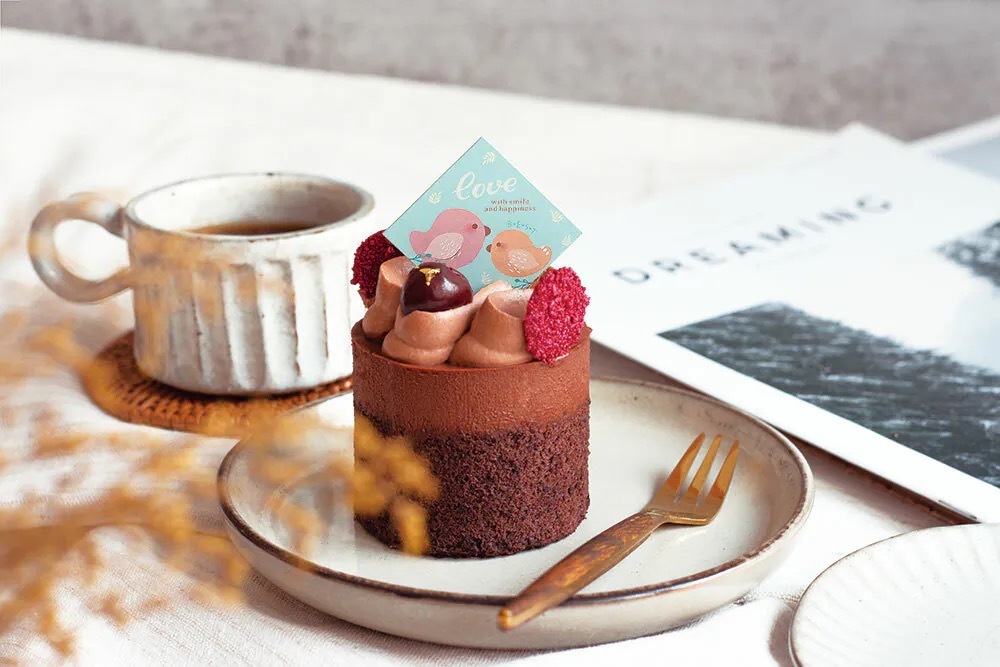 蛋糕插卡 輕輕絮語 40入/包 5*5cm【6-770030】