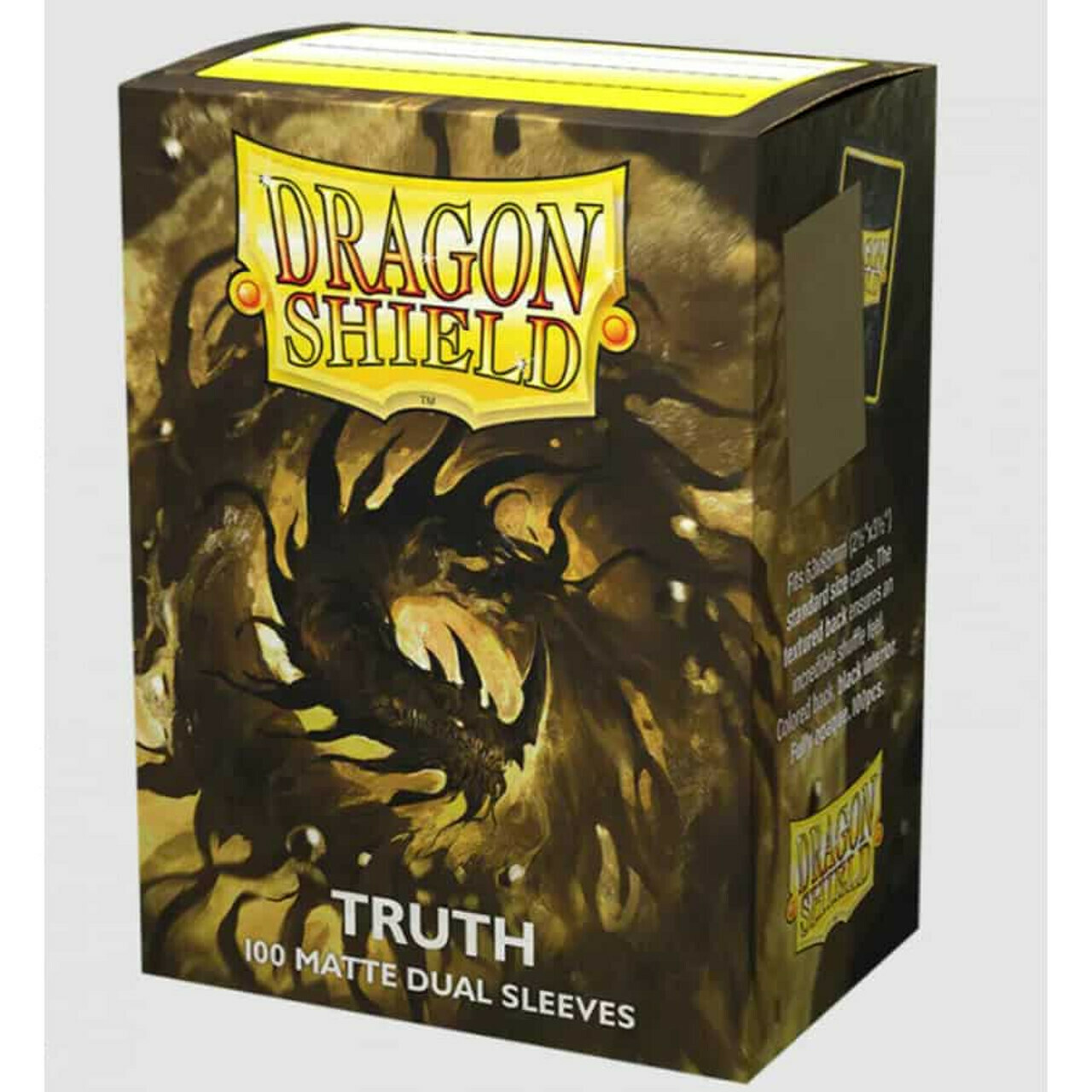 Dragon Shield Standard Size Sleeves (63x88mm) - Clear TRUTH MATTE DUAL (100)