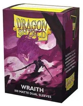 Dragon Shield Standard Size Sleeves (63x88mm) - Clear WRAITH MATTE DUAL (100)