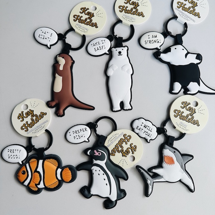 動物 趣味鑰匙圈 吊飾｜日本Field Point