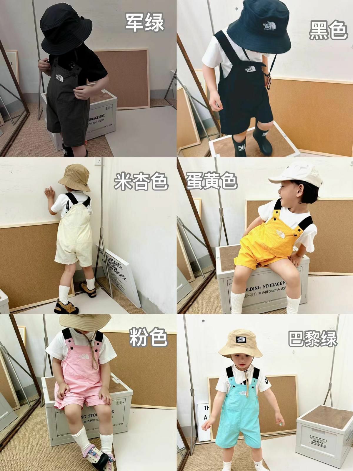 TNF 新款夏季背帶短褲