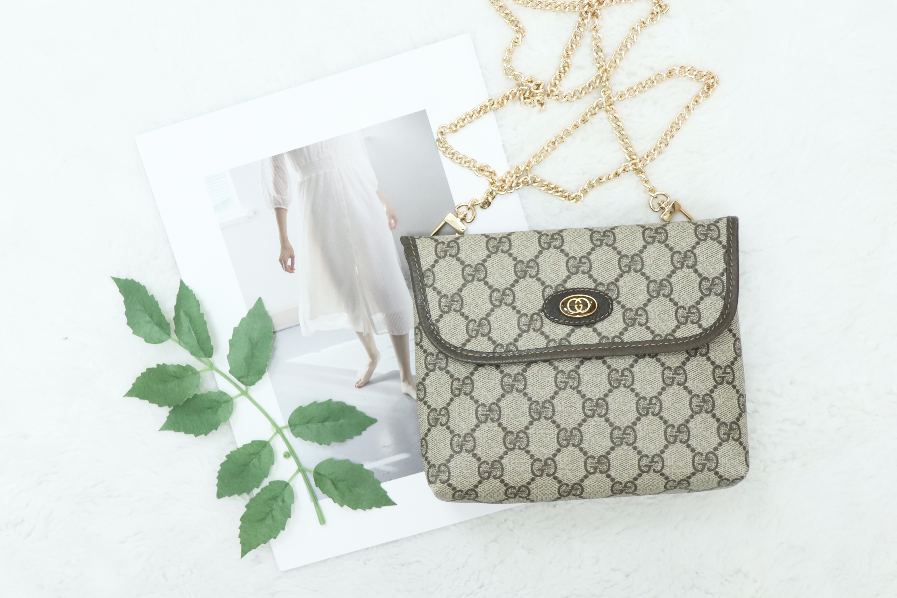 Gucci 經典老花 pouch✨🤎