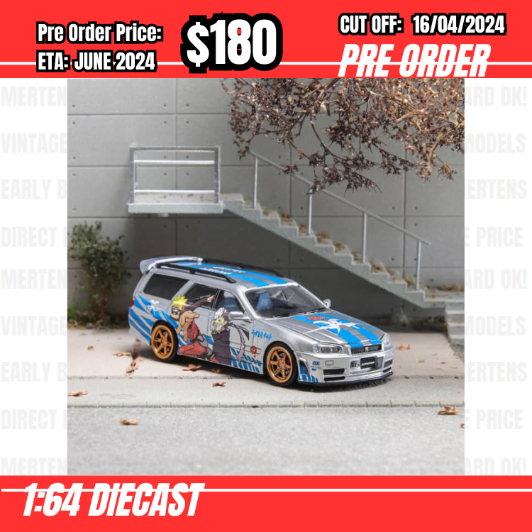 RS-$180  * Zoom * 1:64 Nissan Stagea WC34 260RS Hokage [OD12/04]
