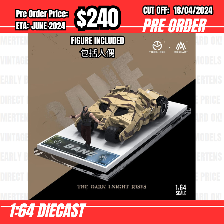 RS-$240  * Time Micro * 1:64 Bane Chariot Yellow [OD12/04]