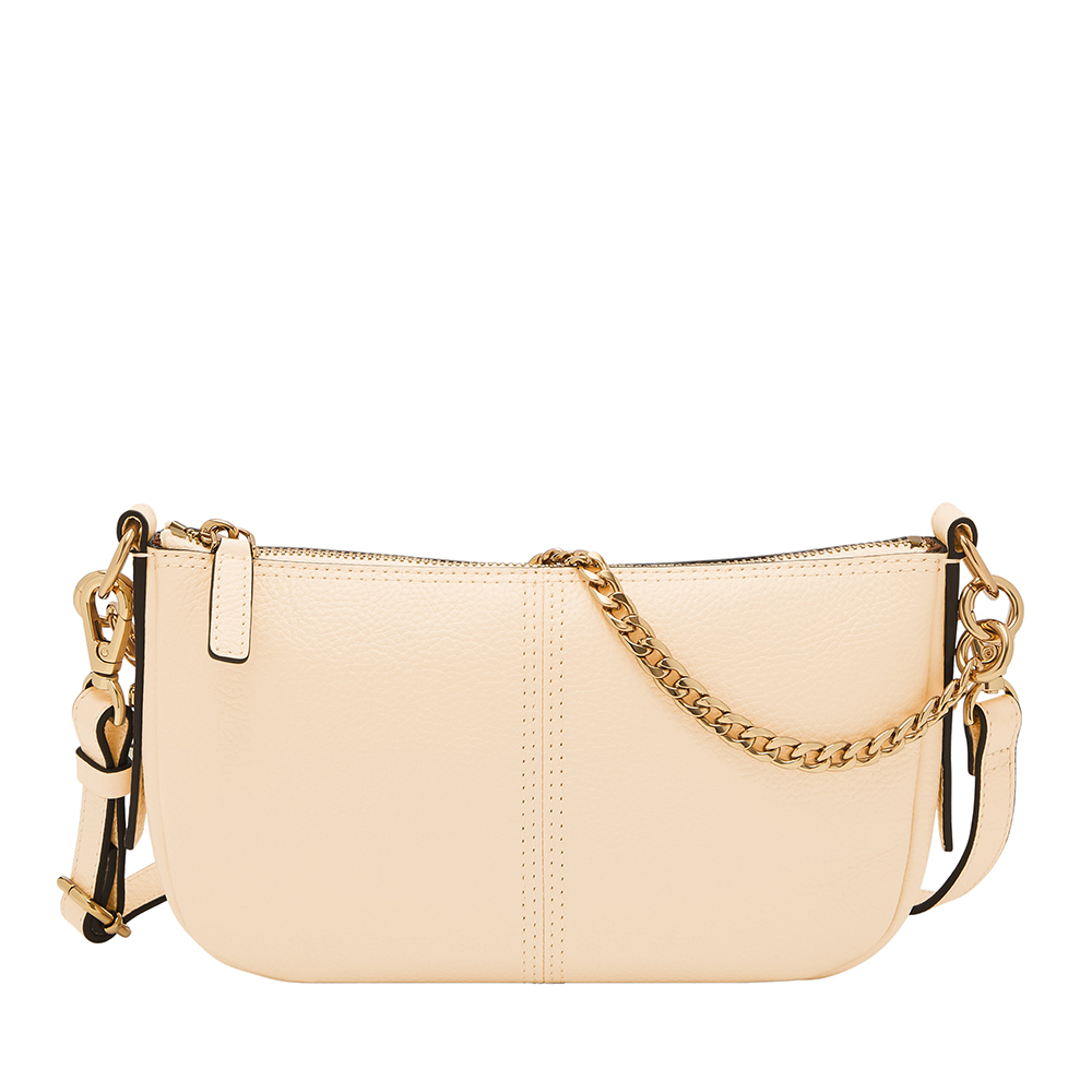 Jolie 真皮法棍包-米白色 ZB1877120