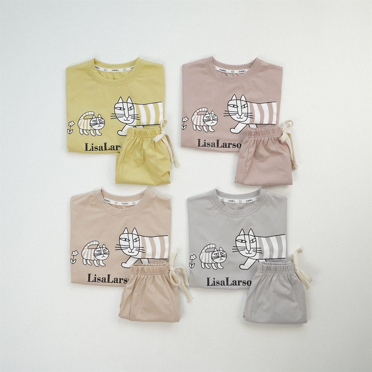 再來一款條紋貓夏季套裝