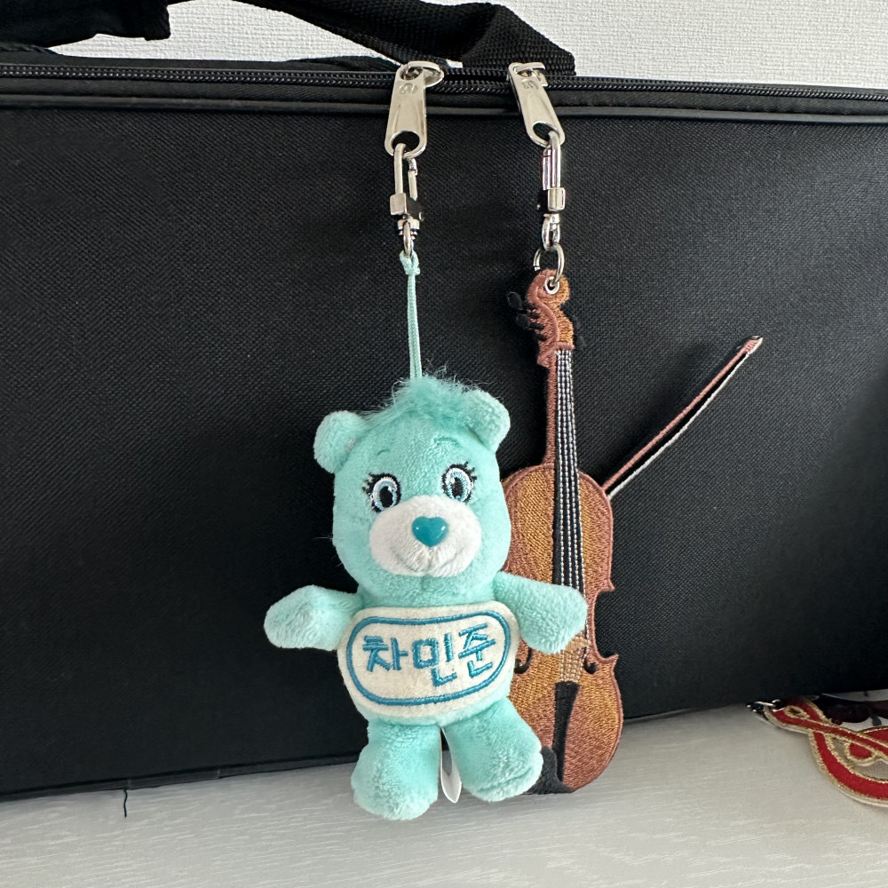 韓國｜carebears 客製刺繡姓名吊飾